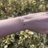 Seline armbånd - rød - sølv - Image 2