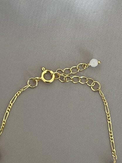 Seline armbånd - rød - forgyldt - Image 4