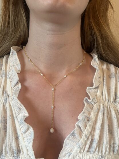 Lily halskæde - forgyldt - Image 2