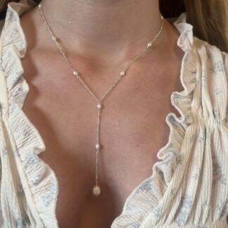 Lily halskæde - sølv