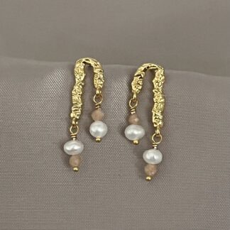 Cora øreringe - forgyldt