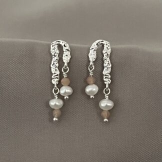 Cora øreringe - sølv