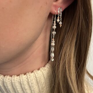 Cora øreringe - sølv