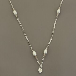 Aurora halskæde - sølv