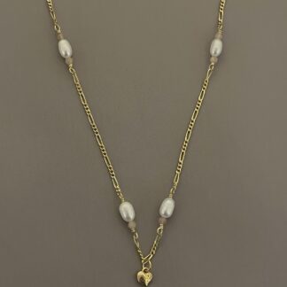 Aurora halskæde - forgyldt