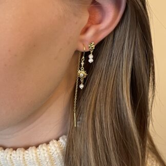 Ellie øreringe - forgyldt