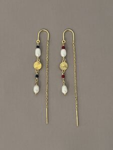 Studenter ørekæder – forgyldt Studenter ørekæder – forgyldt Øreringe