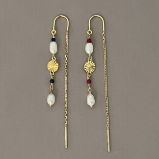 Studenter ørekæder - forgyldt