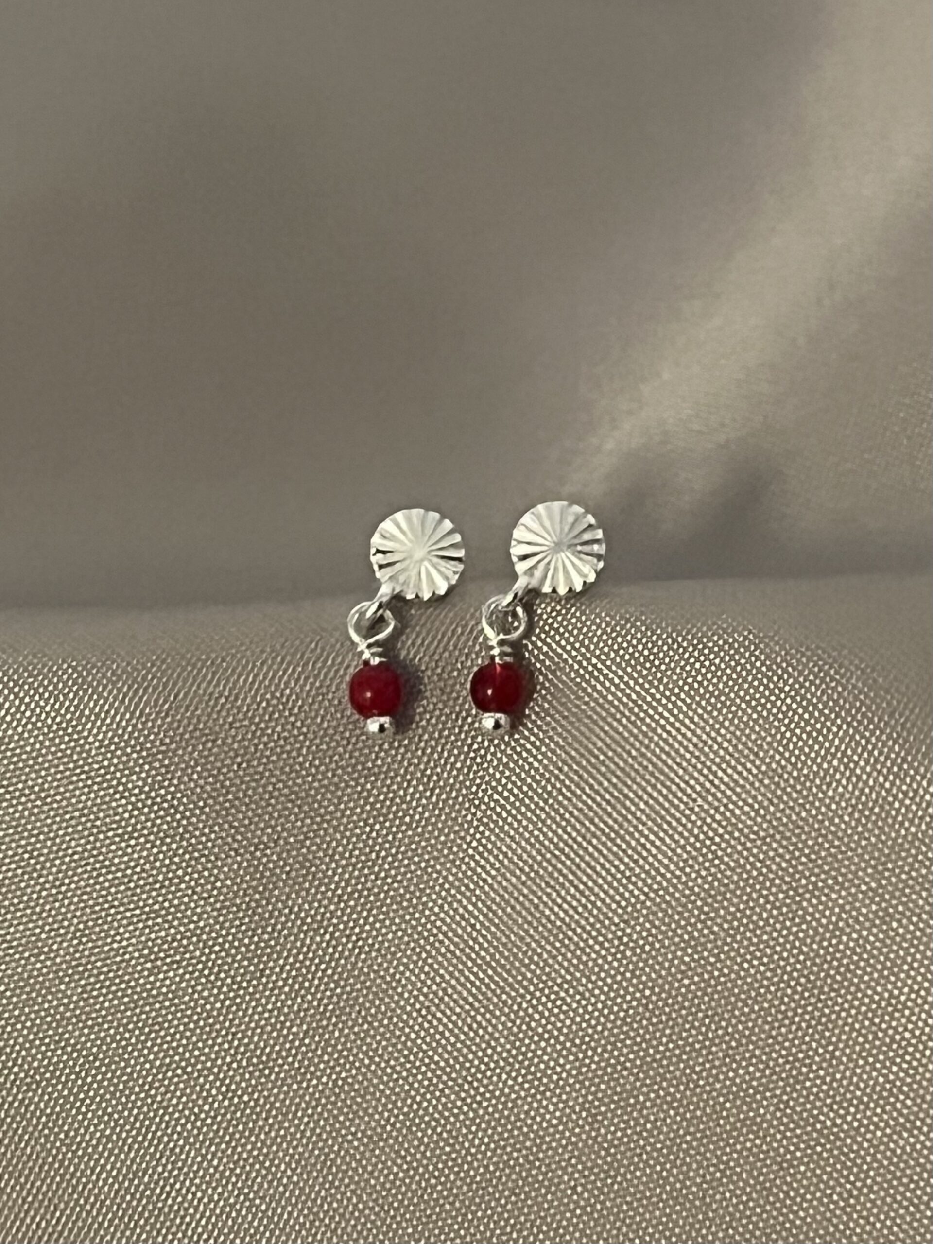 Studenter runde ørestikker – sølv Studenter runde ørestikker - sølv - Billede 7