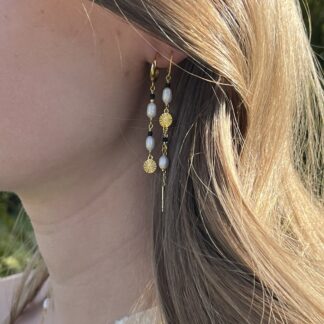 Studenter ørekæder - forgyldt