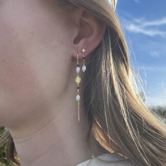 Studenter ørestikker - forgyldt