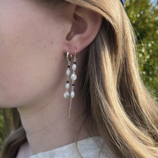 Studenter ørekæder - sølv